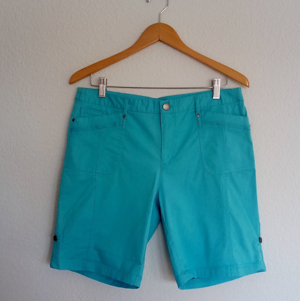 Counterparts Turquoise Blue Women’s Bermuda Shorts